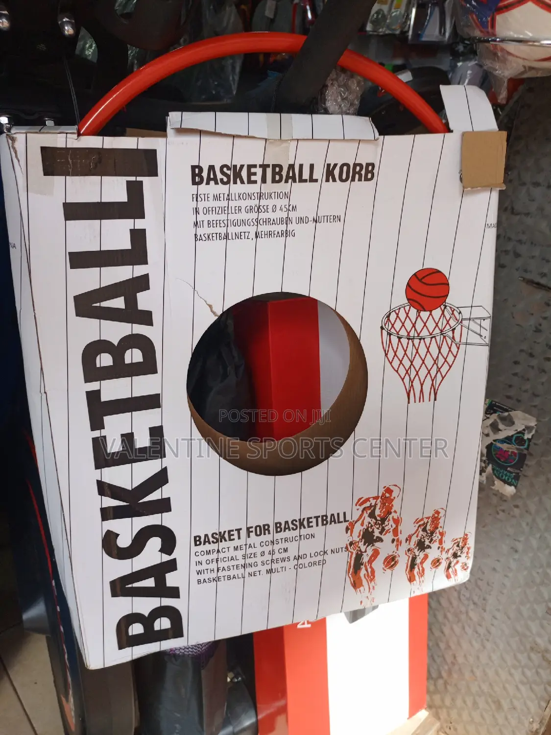 Basketball Ring With Net Original Material