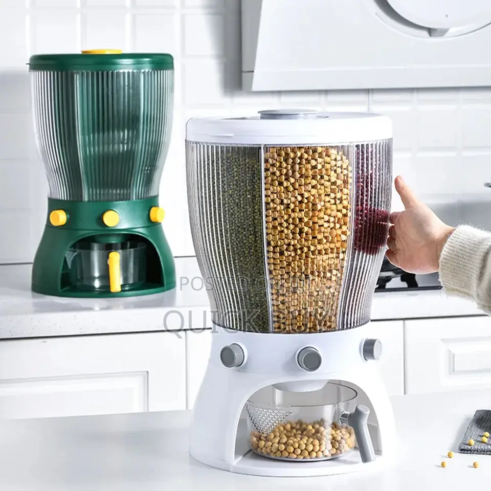 Multifunctional Insects Proof Rotating Food Storage Box