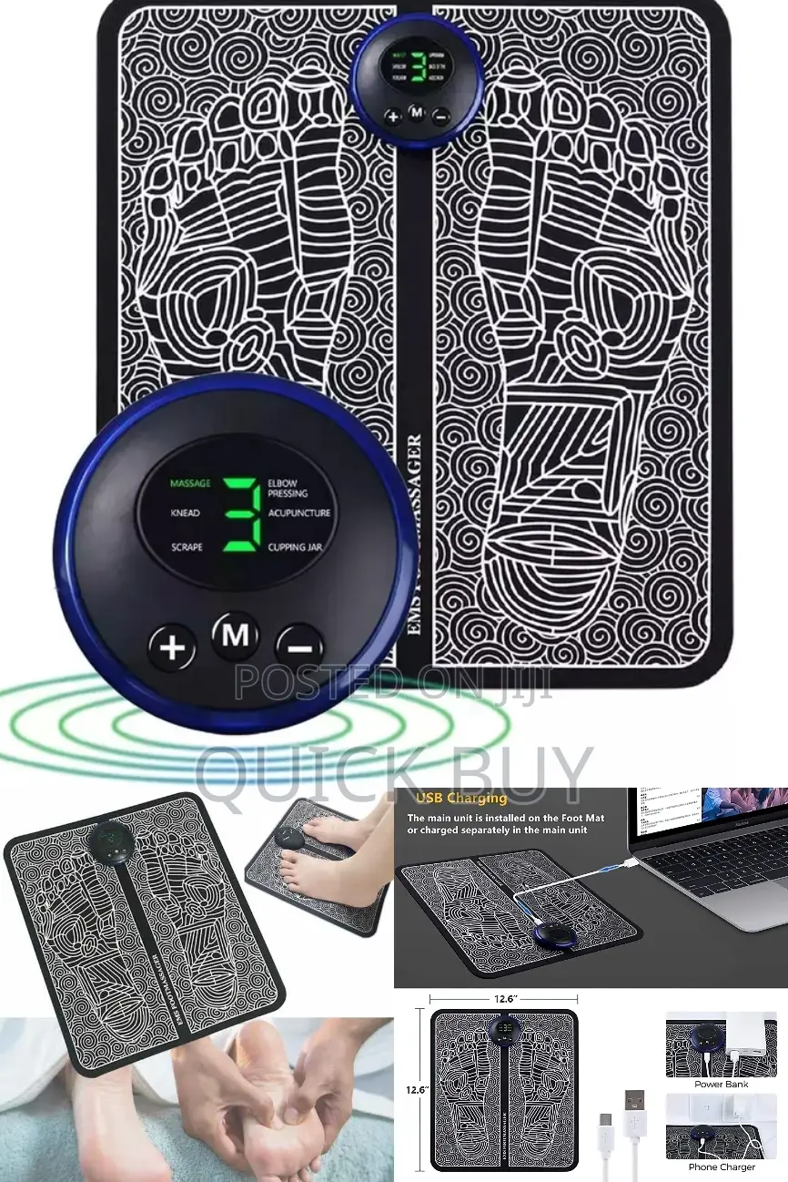 LCD Display Foot Massage Mat