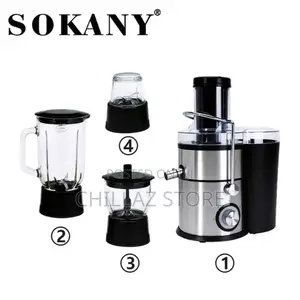 Sk -629 Sokany 4 in 1 Juicer and Blender