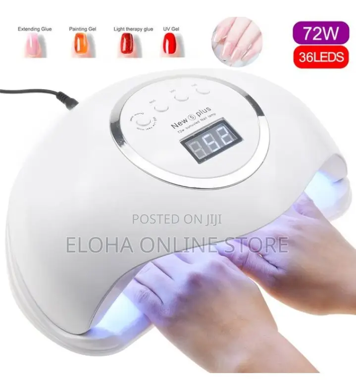72W New 5 Plus UV LED Nail Lamp/Nail Dryer