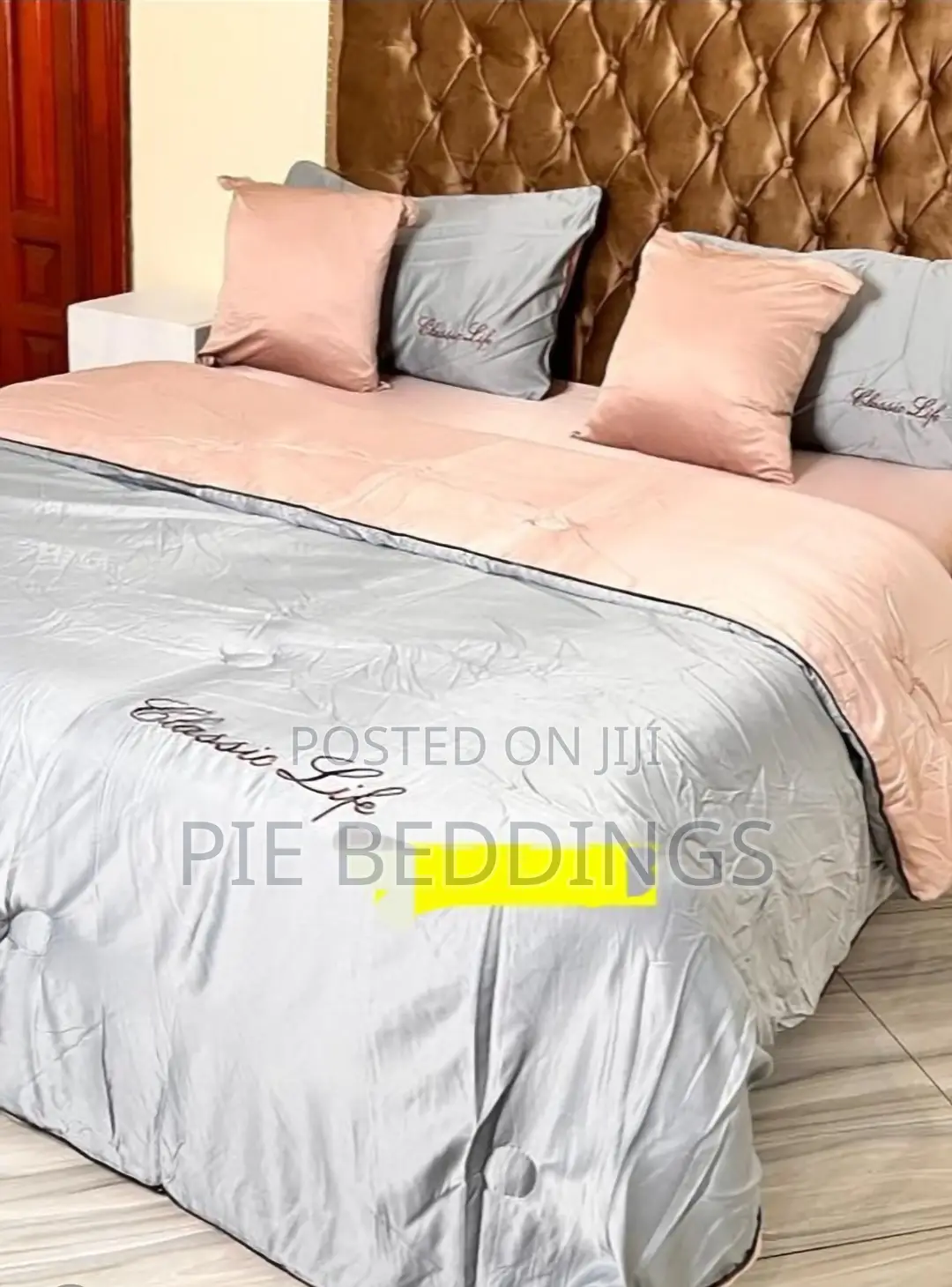 Silk Bedcover for 5x6, 6x6 and Kingsize With 6pcs