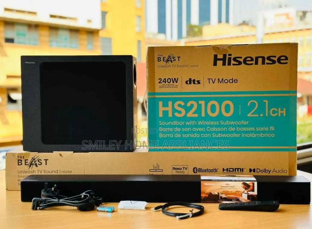 HS2100 Hisense 240watts Soundbar