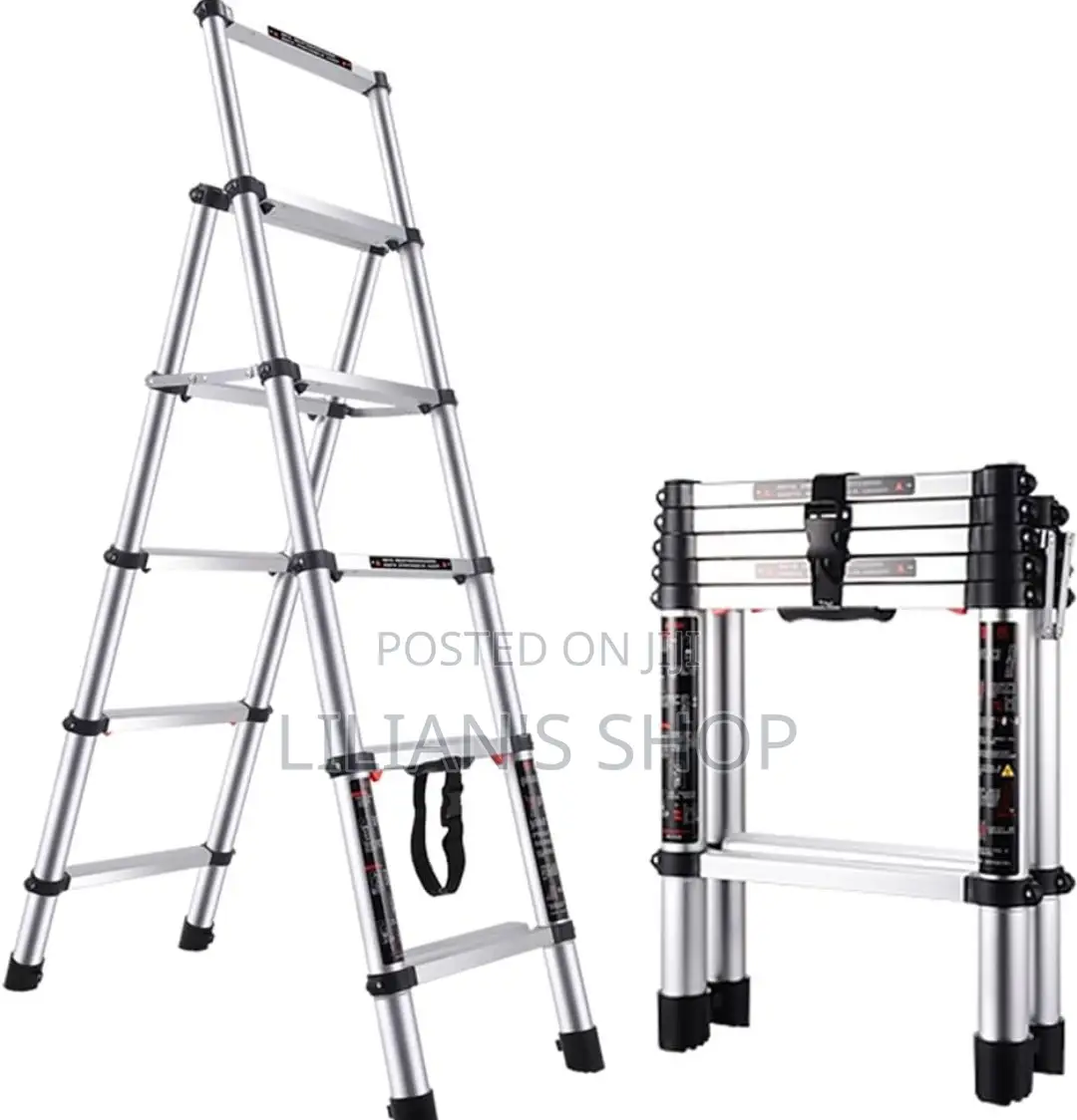 Telescopic Extension Aluminum Ladder