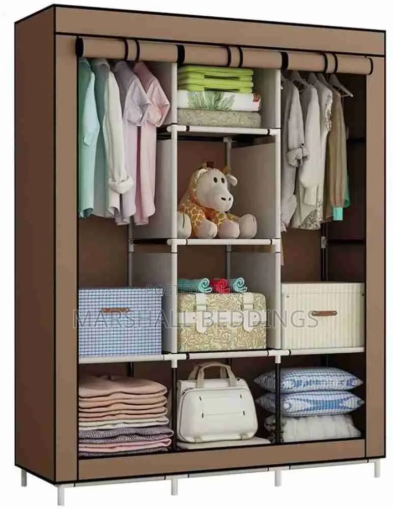 3 Column Metallic Wardrobes