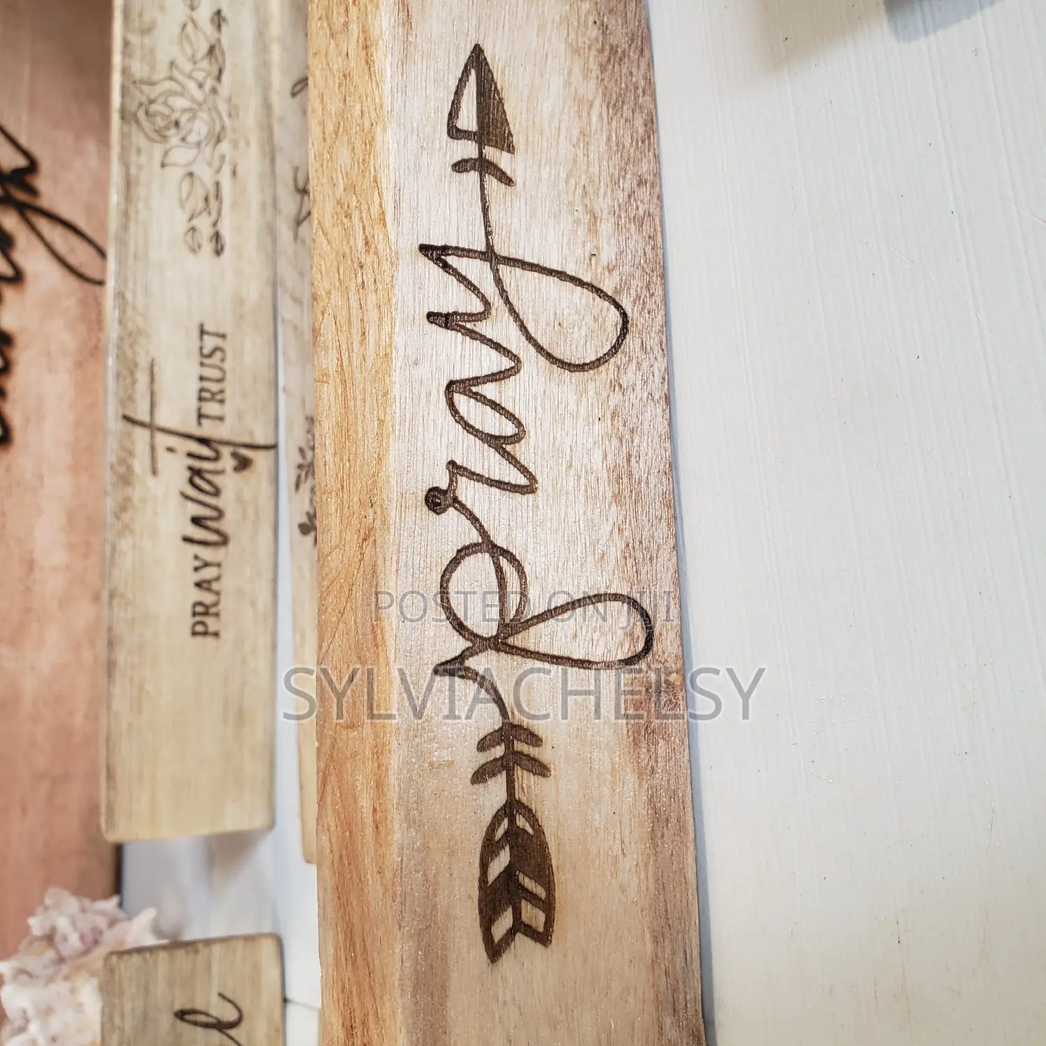 Wood Engraved Wall Hangings