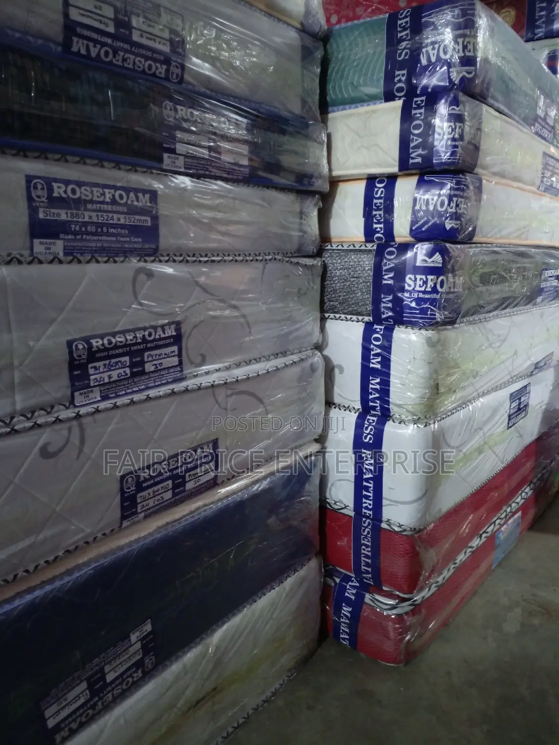 Rosefoam Mattress Premium High Density Smart 6*6 in 12inches