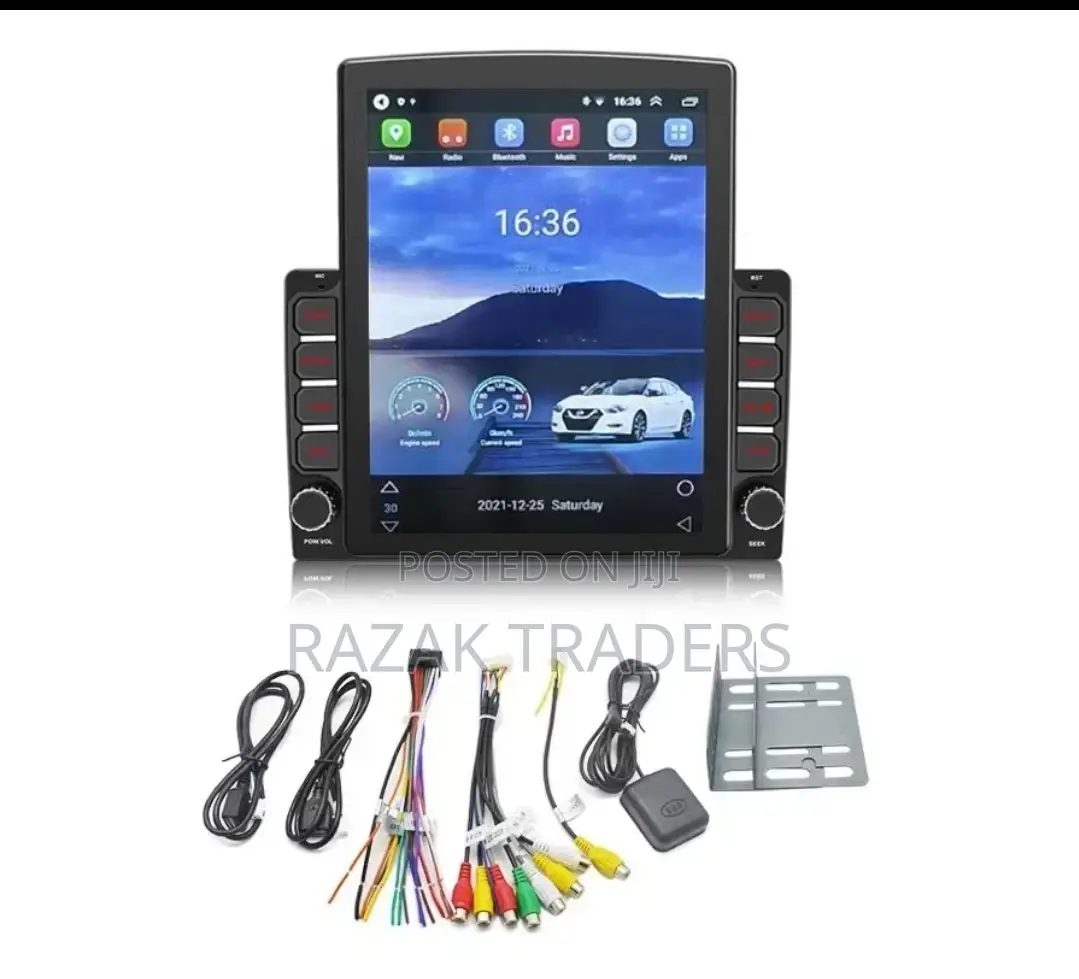 Car Radio With Vertical Touch Screen