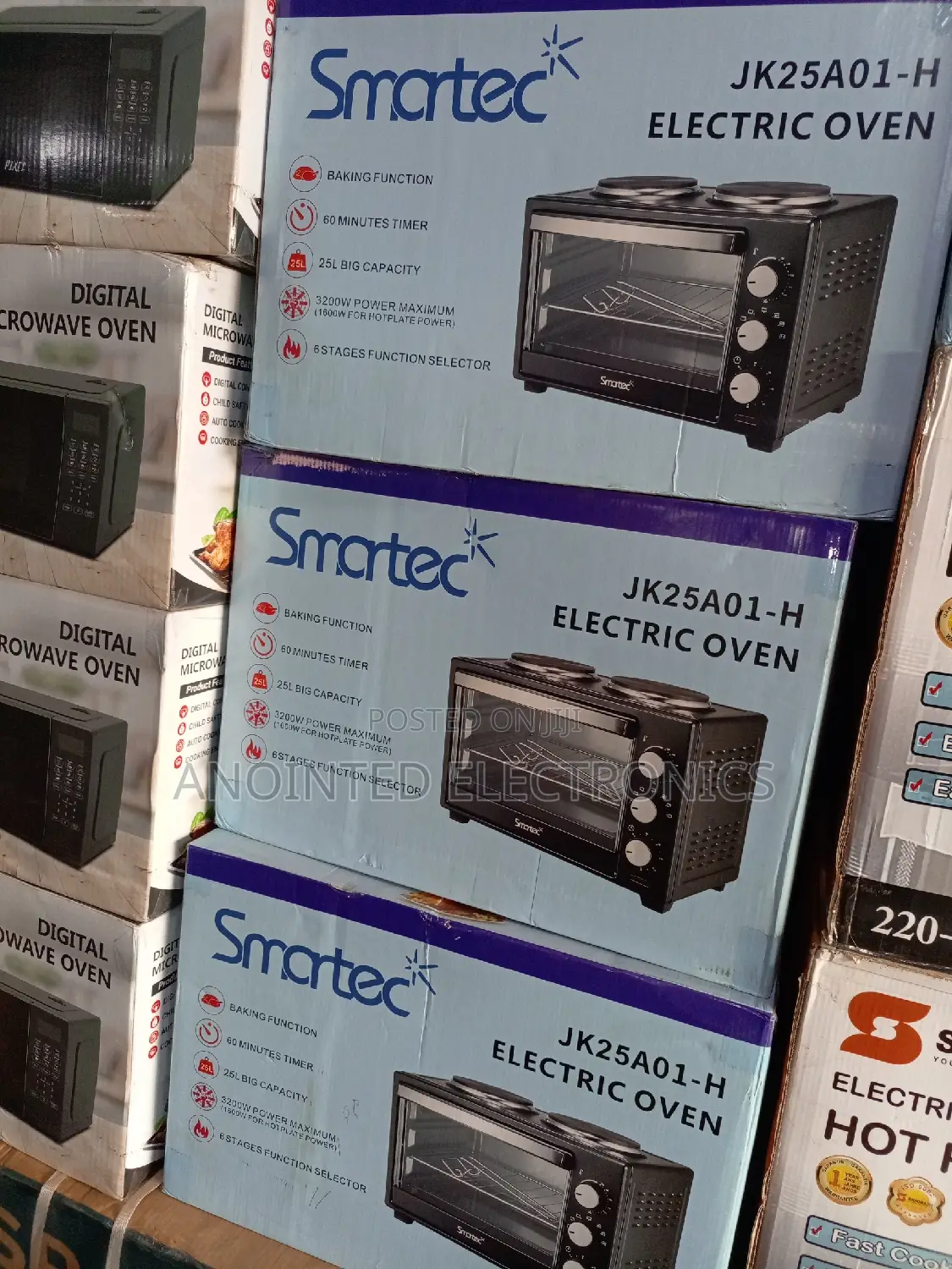Smartc Microwave 25L With a Hotplate
