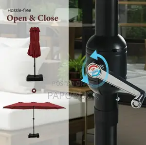 15ft Wide Umbrella With Base