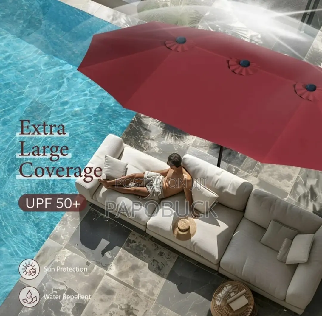 15ft Wide Umbrella With Base