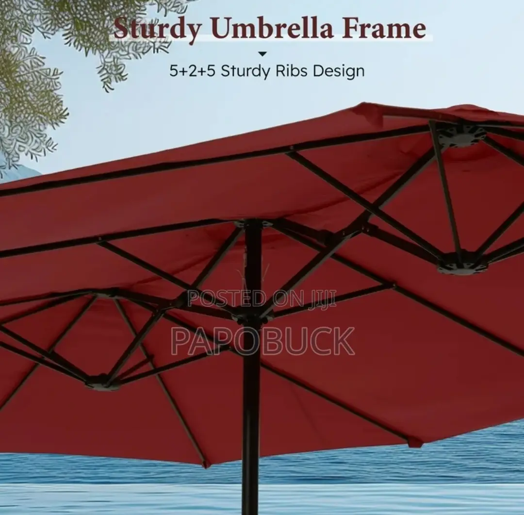 15ft Wide Umbrella With Base