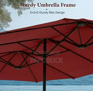 15ft Wide Umbrella With Base