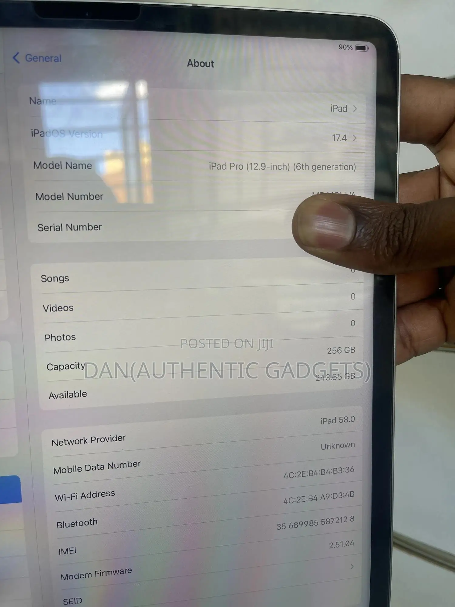 New Apple iPad Pro 12.9 (2022) 256 GB Silver