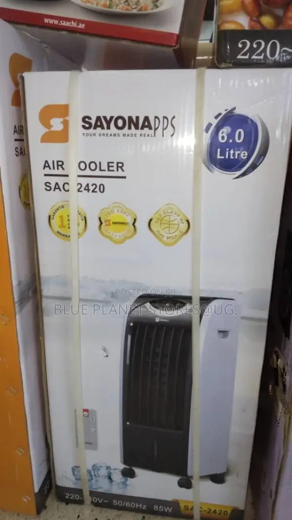 SAYONA 6.0litre Air Coolers With a Remote // 65w // SAC-2420