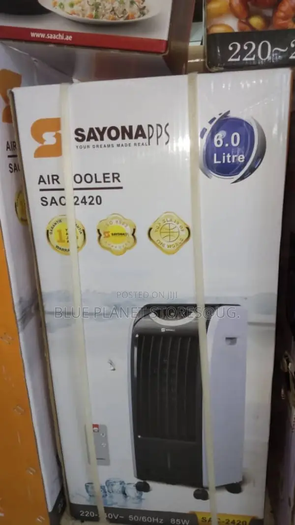 SAYONA 6.0litre Air Coolers With a Remote // 65w // SAC-2420