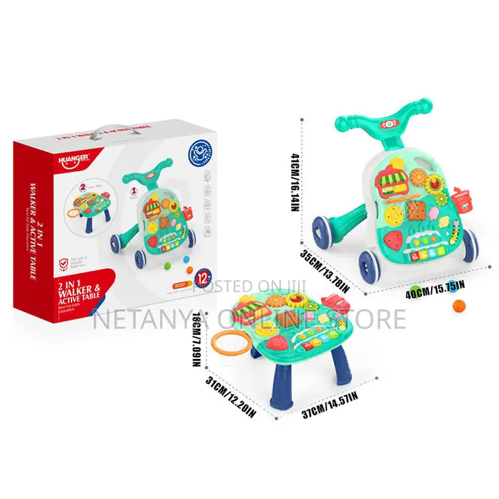 Baby 2in1 Walker and Activity Table