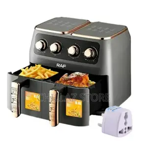 Raf 12L Air Fryer With Two Independent Basket