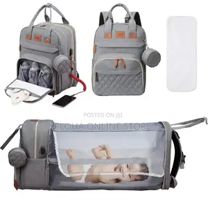 Diaper Bag Backpack, With Bassinet Stroller Straps