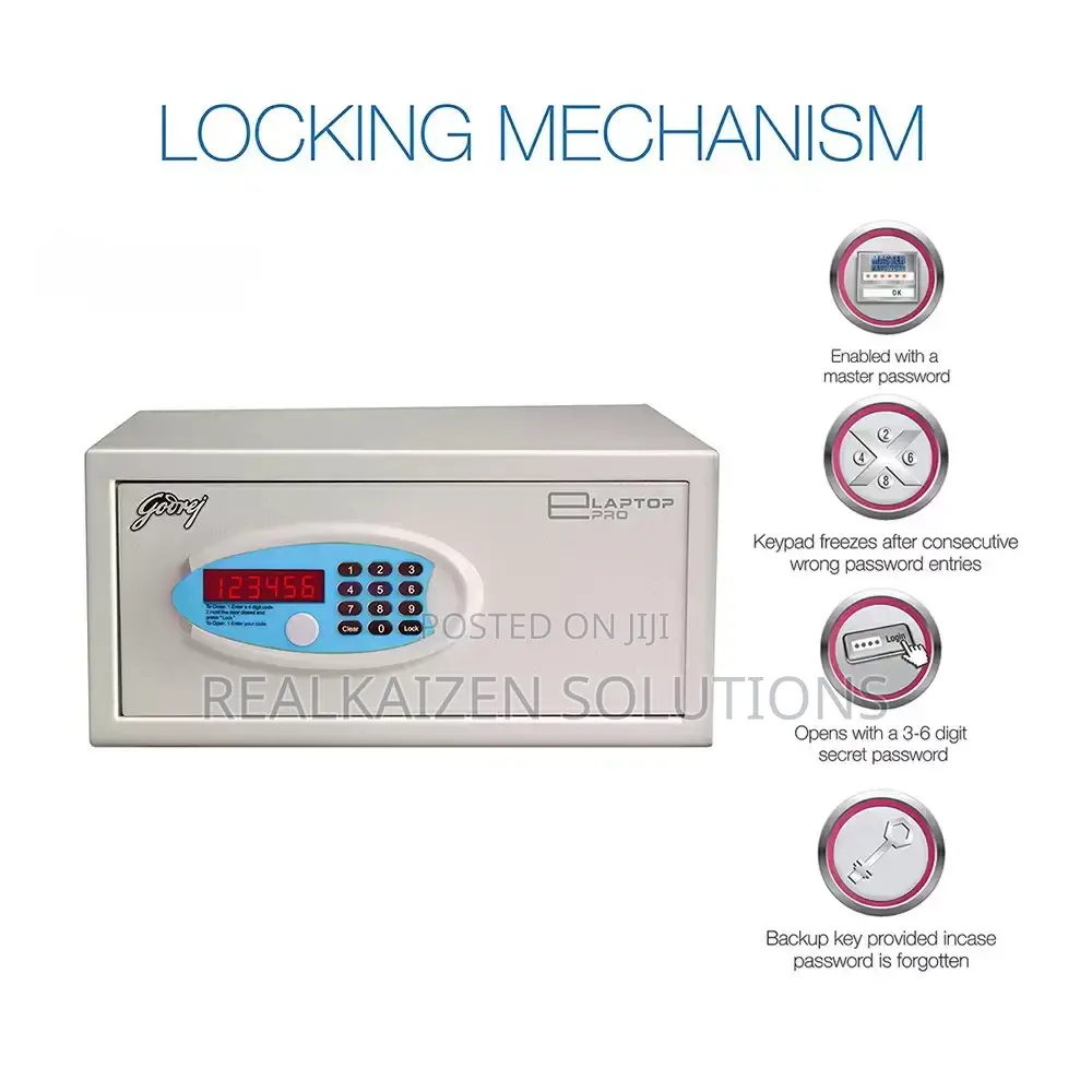 GODREJ 23L E-laptop Pro Electronic Safe With Override Key