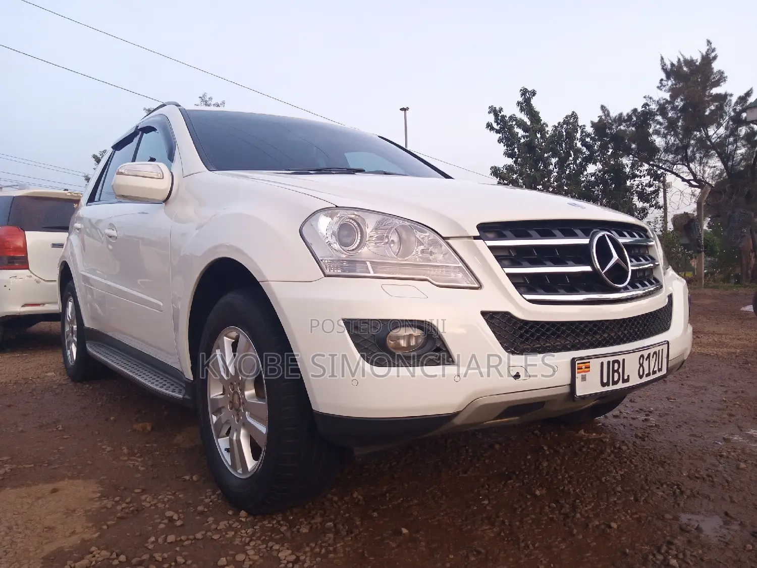 White Benz ML 4matics for Hire