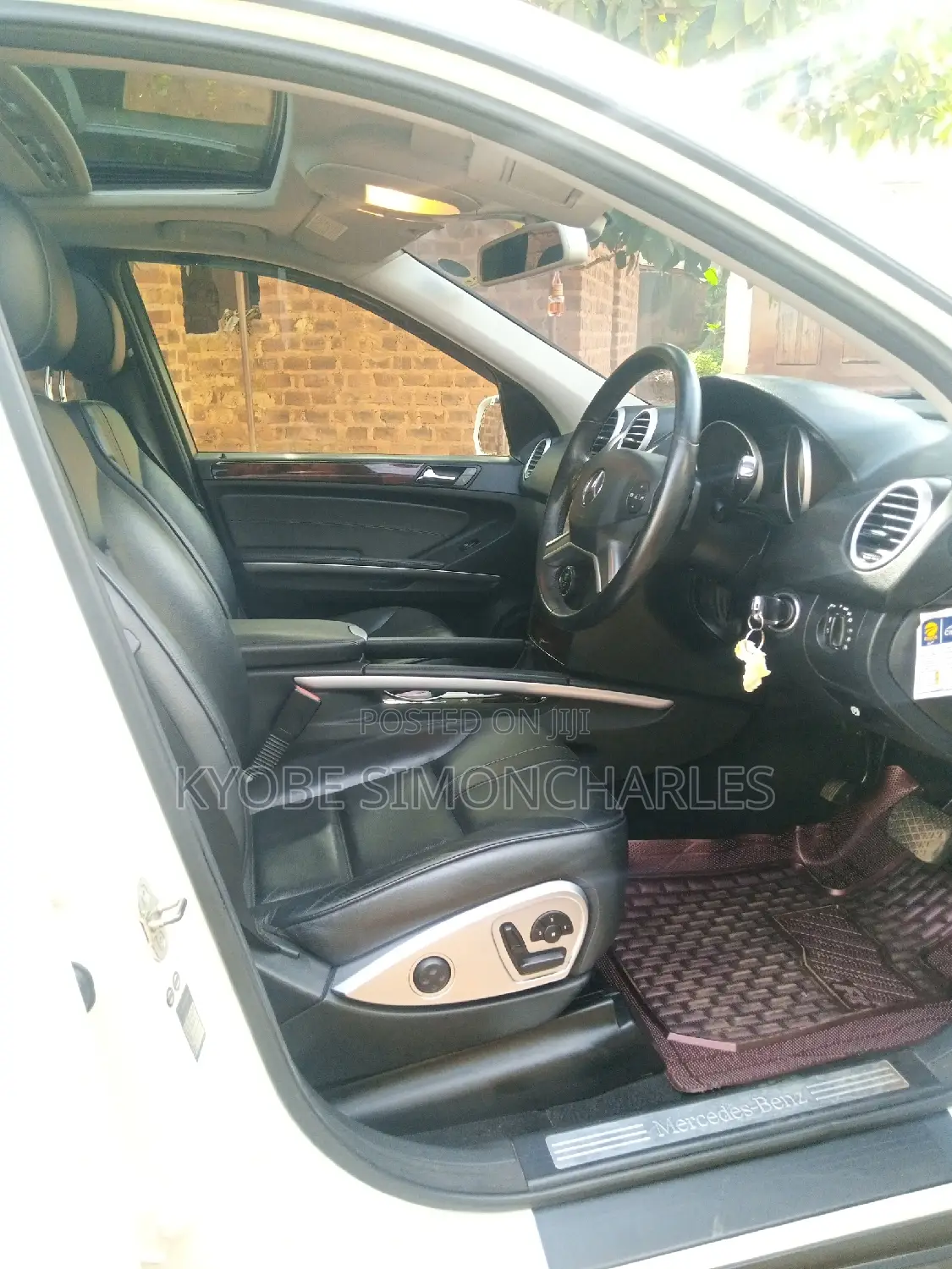 White Benz ML 4matics for Hire