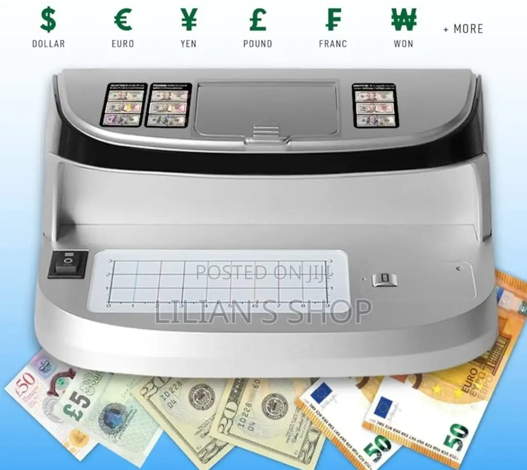 Rechargeable Desktop Fake Currency Detector