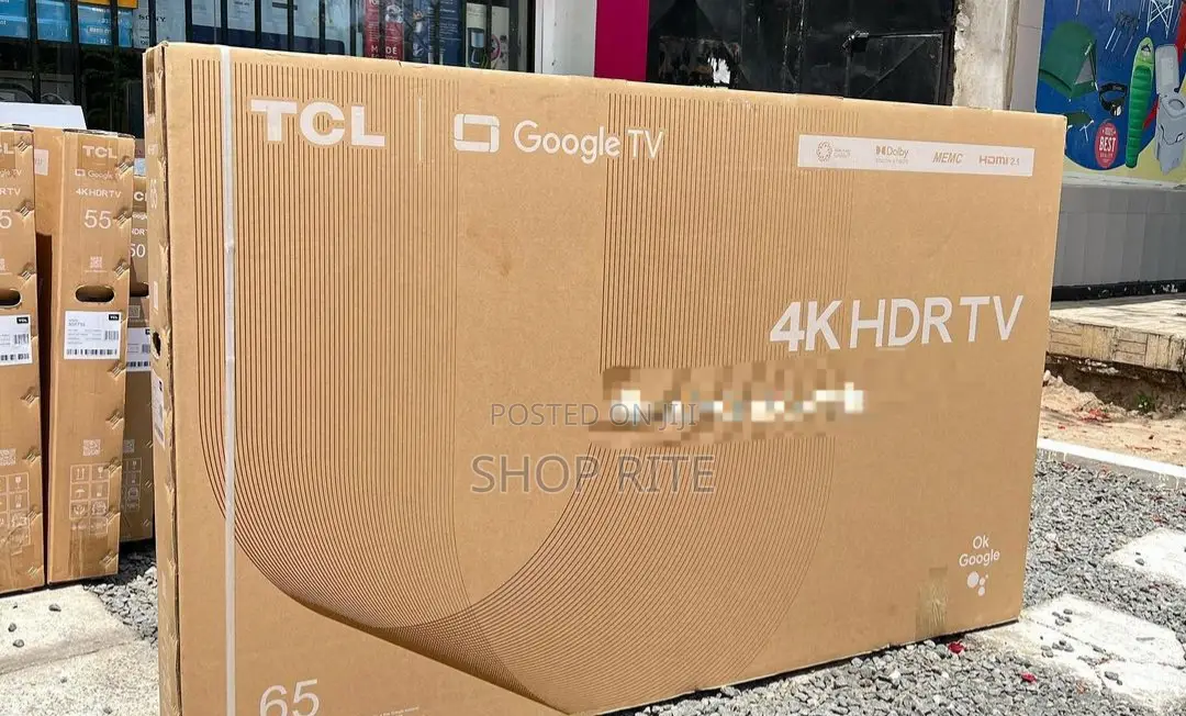 Brand New TCL 65inch Google Smart Frameles TVS 2yrs Warranty