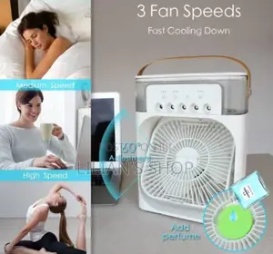 Portable Fan Air Cooling Fan With Humidifier