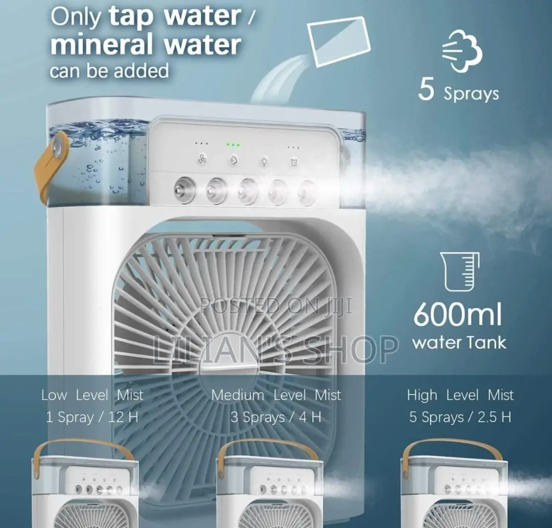 Portable Fan Air Cooling Fan With Humidifier