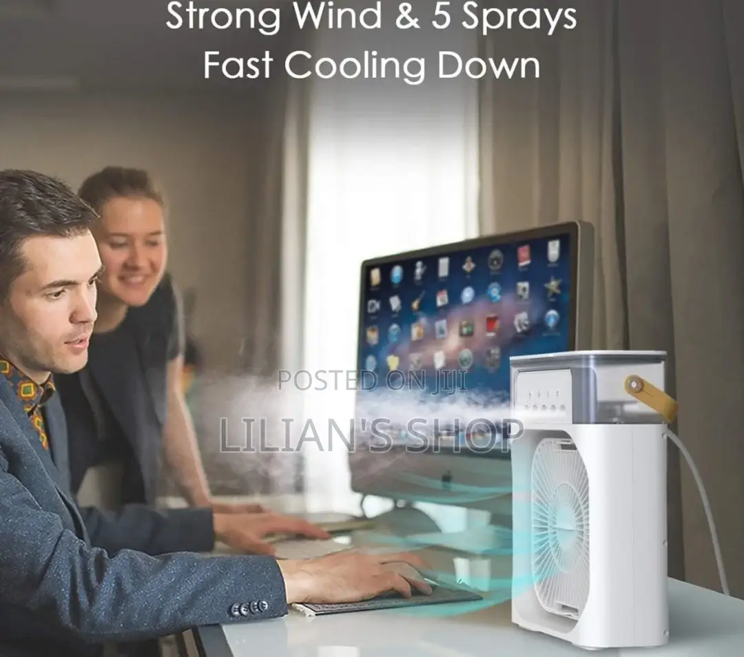 Portable Fan Air Cooling Fan With Humidifier