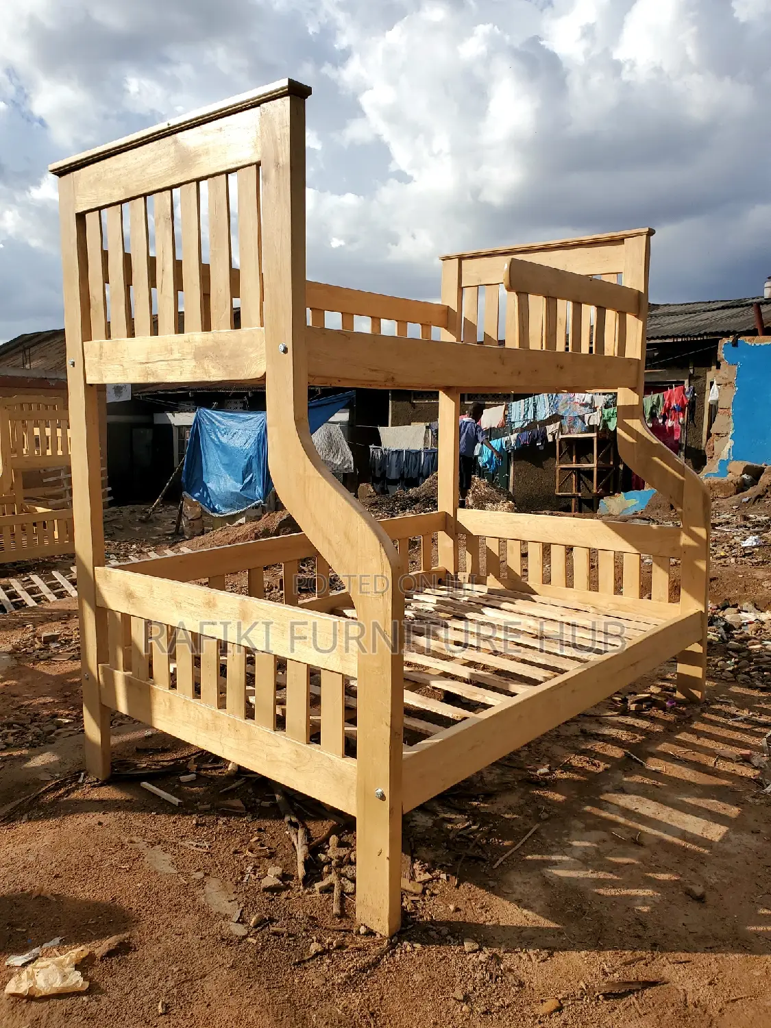 Double Decker /Bed / 3/4by6 / Best / Wooden Bed / Furniture