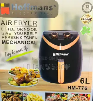 6litres Electric Air Fryer - Hoffman