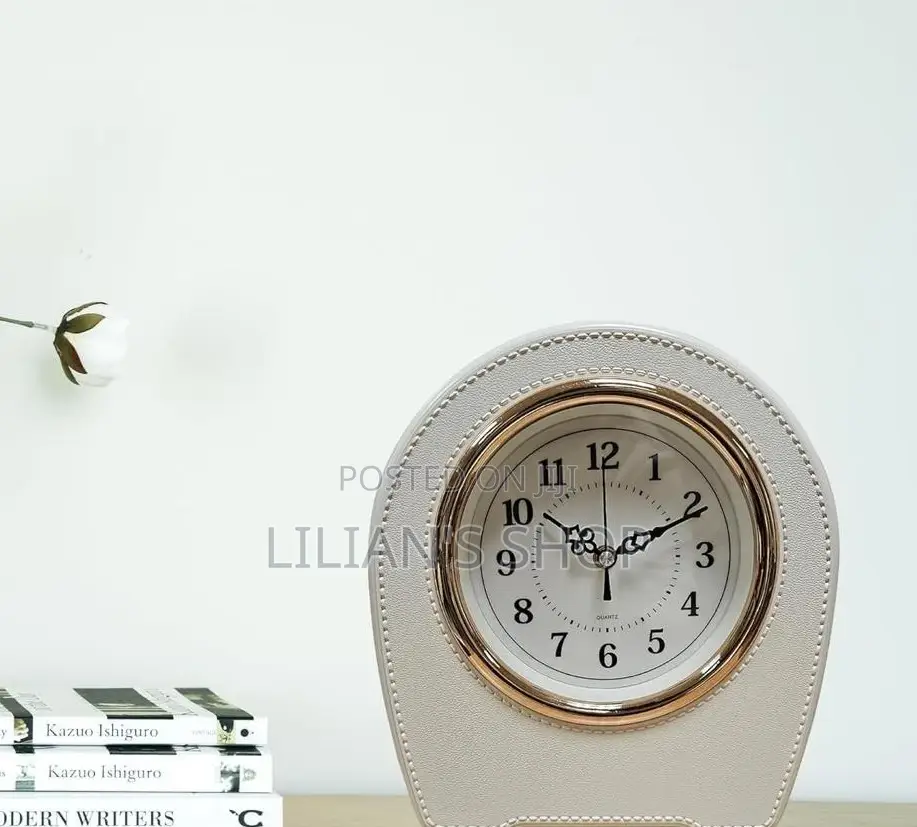 Silent Battery Operated Mantel Table Decorative Clock