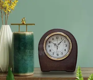 Silent Battery Operated Mantel Table Decorative Clock