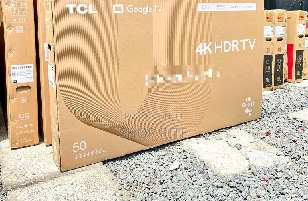 Beyi Powa TCL 50inch Smart Google HDR TVS