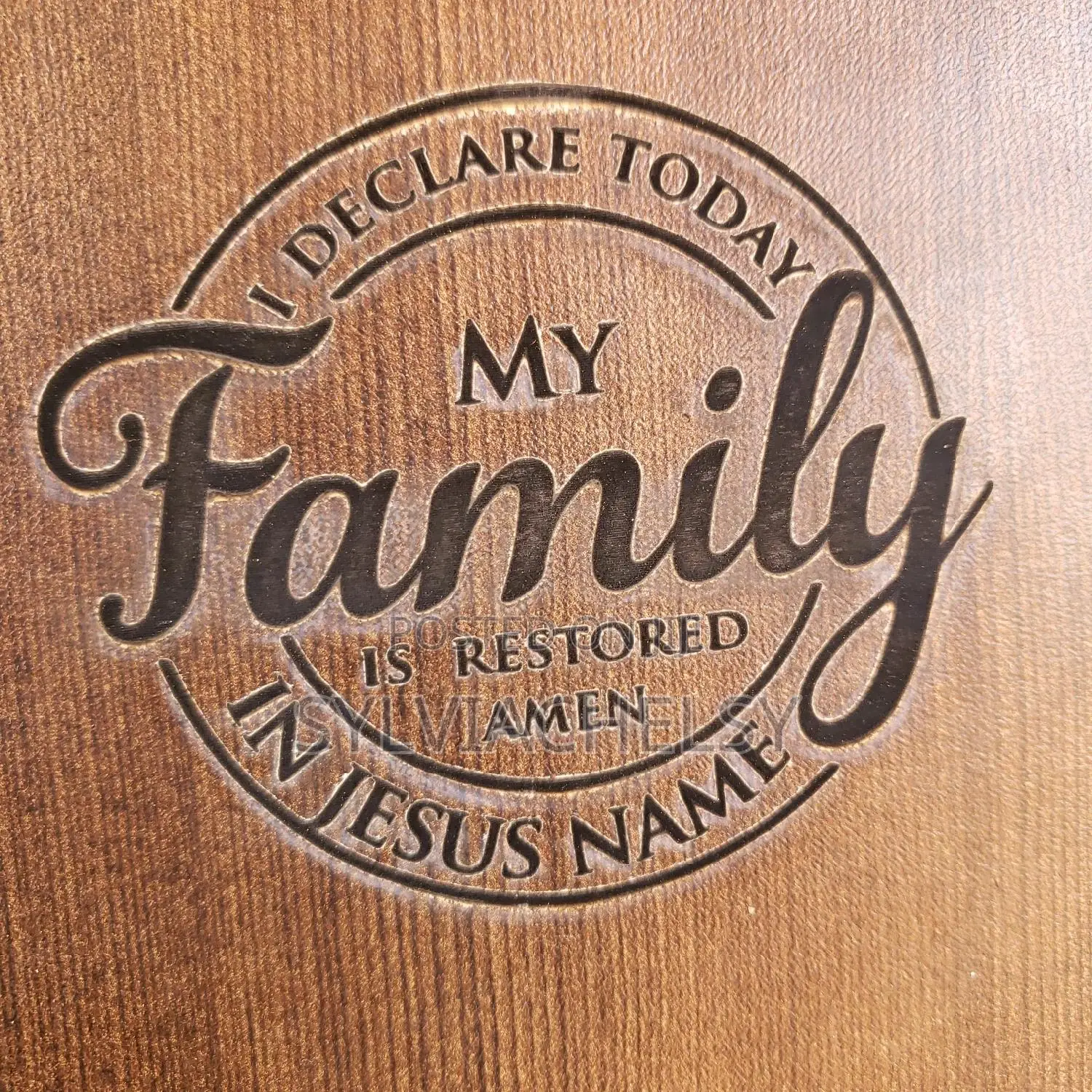 Wood Engraved Wall Hangings