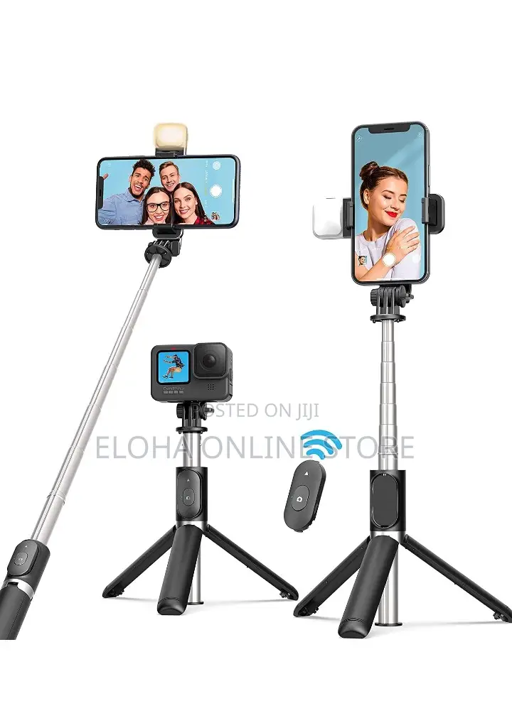 4 In1 Bluetooth Wireless Selfie Stick Tripod Foldable