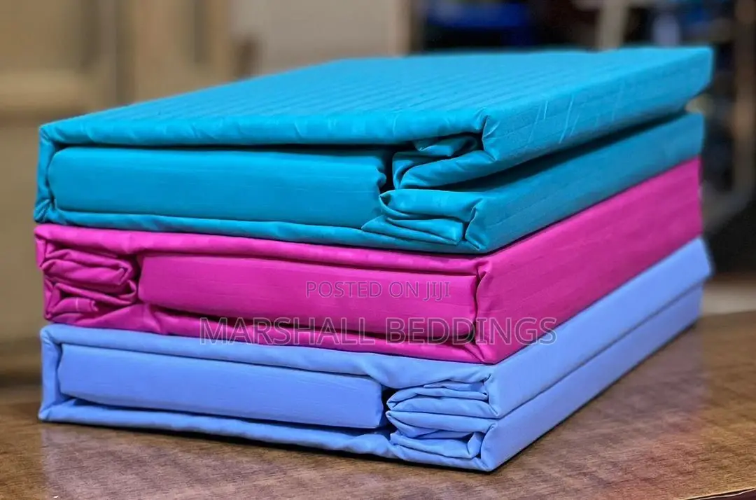 5*6 Stripped Cotton Bedsheets
