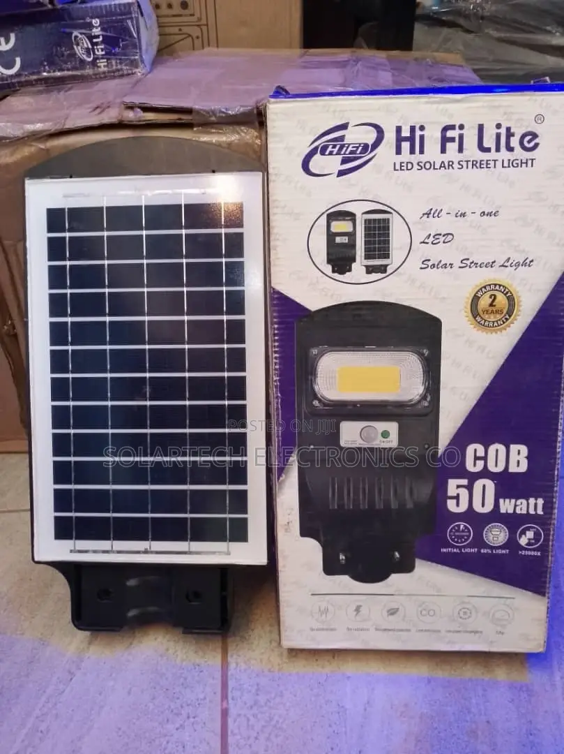 50W Led Solar Street Lights