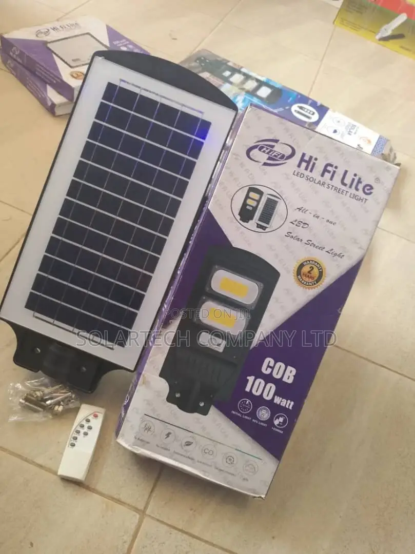 100W Solar Street Lights