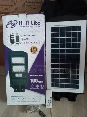 100W Solar Street Lights