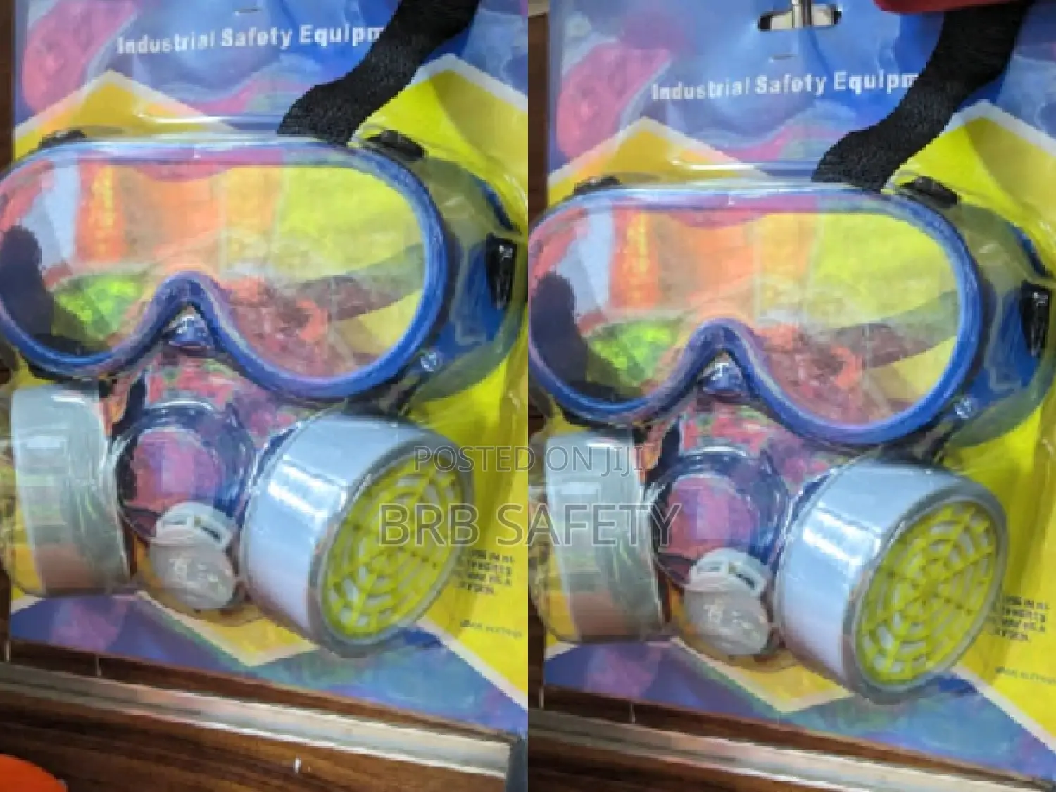 Dual Respirator Gass Mask