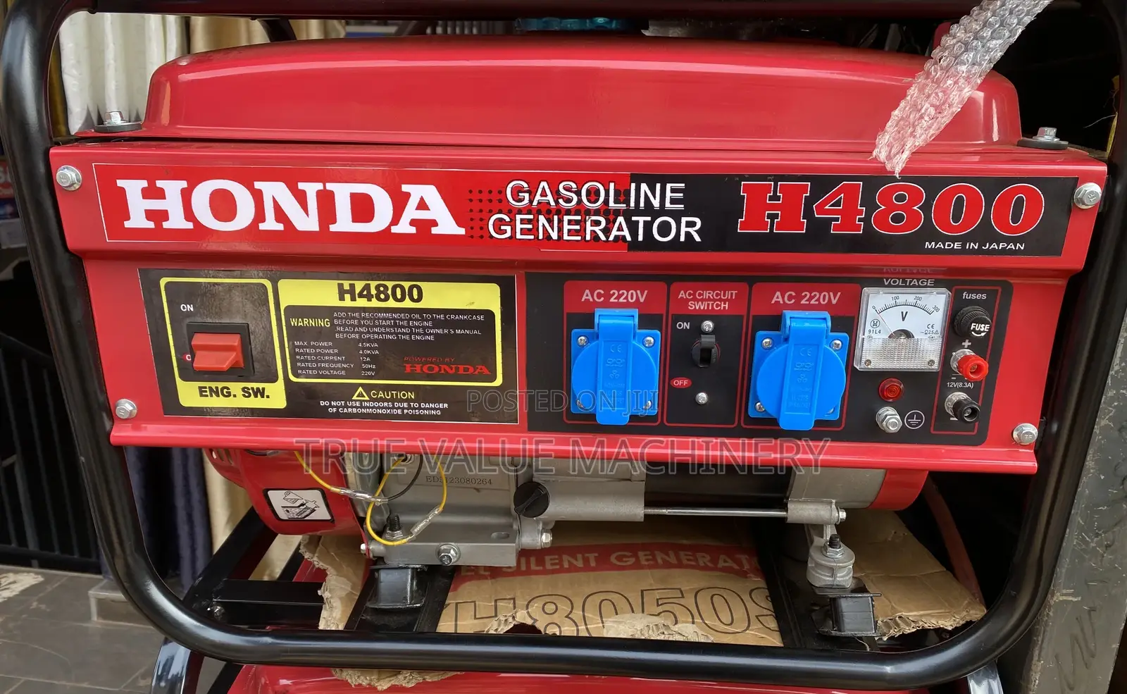 Honda Generator 3.5 Kva H4800