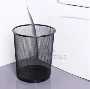 Round Mesh Wastebasket Recycling Bin