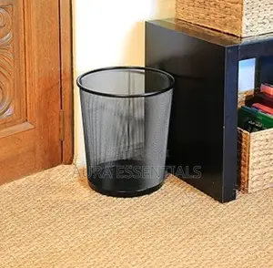 Round Mesh Wastebasket Recycling Bin
