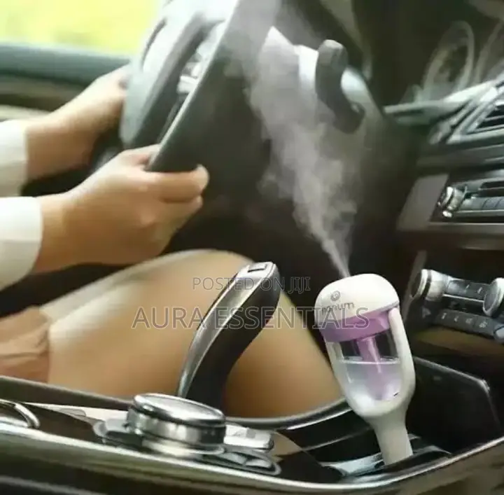 12v Mini Car Steam Humidifier Air Purifier