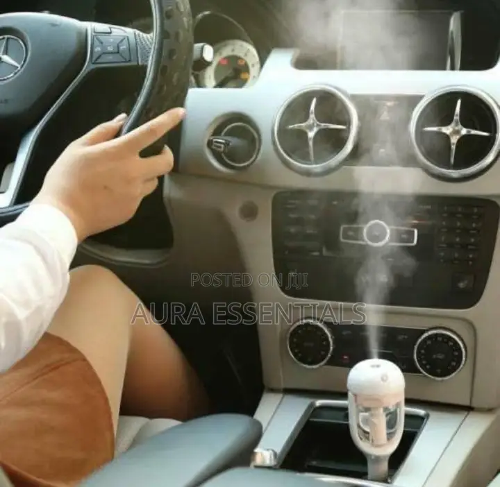 12v Mini Car Steam Humidifier Air Purifier