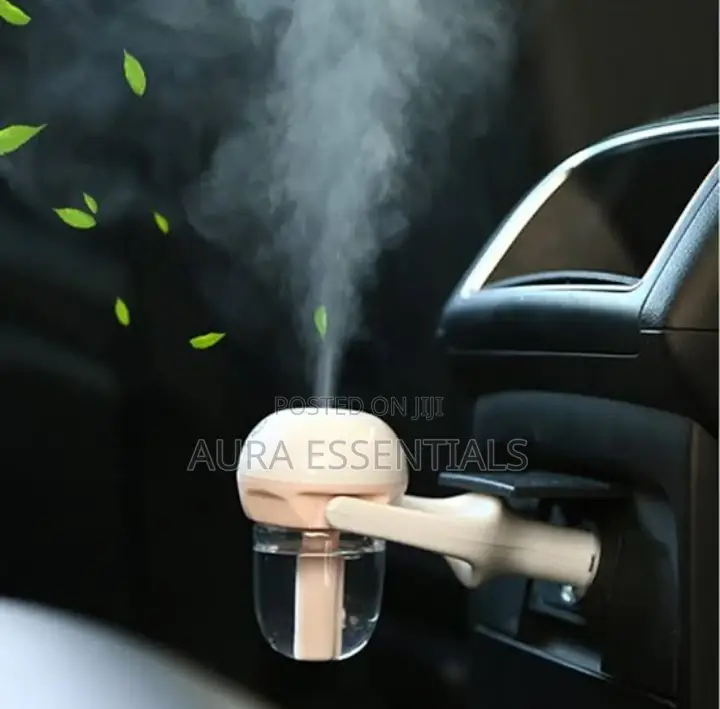 12v Mini Car Steam Humidifier Air Purifier