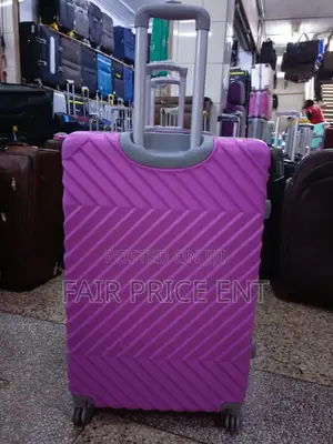 Vip Executive Plastic Suitcases.Fullset.( Pink)